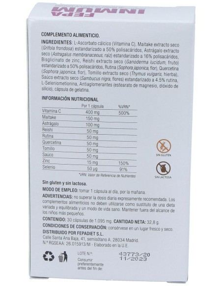 Fepa-Inmun 30Cap. de Fepadiet
