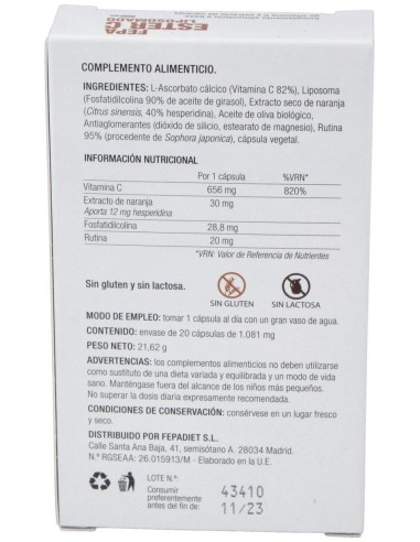 Fepa-Ester C 800Mg. Liposomado 20Cap. de Fepadiet