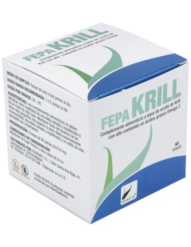 Fepa-Krill 500Mg. 60Perlas de Fepadiet