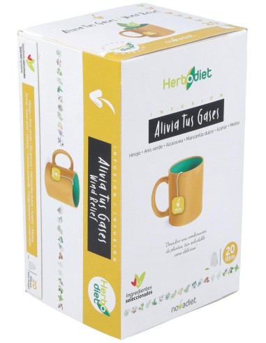 Herbodiet Inf. Alivia Tus Gases 20Filtros de Novadiet