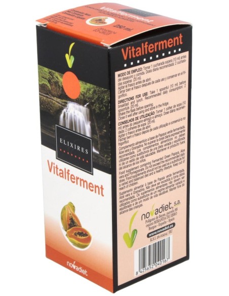 Vitalferment (Papaya Fermentada) 250Ml. de Novadiet
