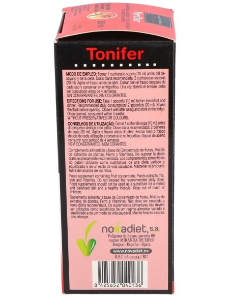 Tonifer 250Ml. de Novadiet