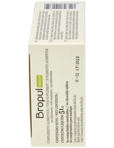 Bropul Balsam Envase de 60 comprimidos masticables. de Novadiet
