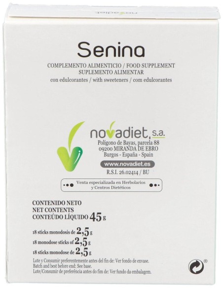 Senina 18 Sticks de Novadiet
