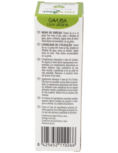 Herbodiet Ext.Fluido Gayuba 50Ml. de Novadiet