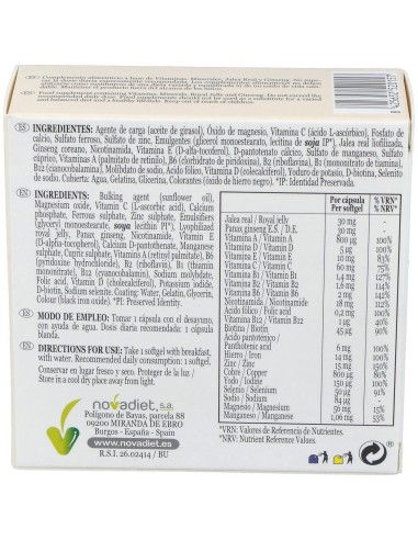 Vitalmas Multi 30Cap. de Novadiet