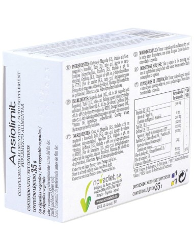 Ansiolimit 60Cap. de Novadiet