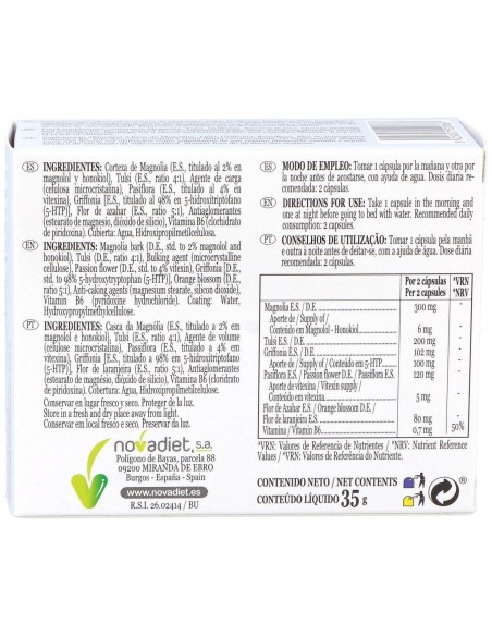 Ansiolimit 60Cap. de Novadiet