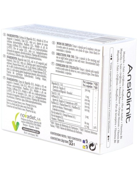 Ansiolimit 60Cap. de Novadiet