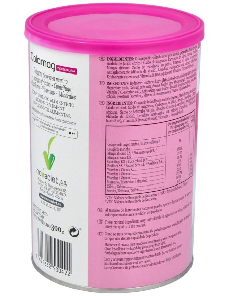 Colamag Menopausia 300Gr. de Novadiet