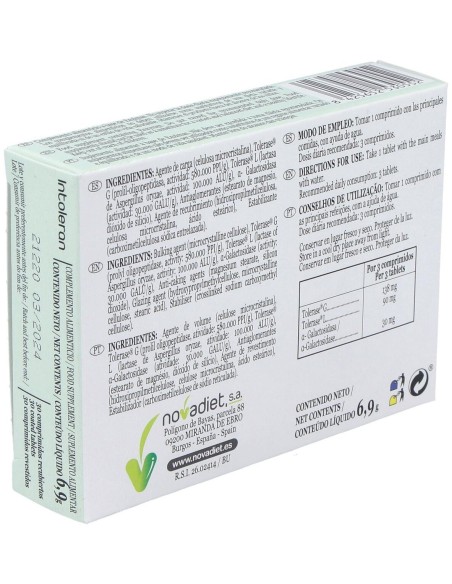 Intoleran 30Comp. de Novadiet