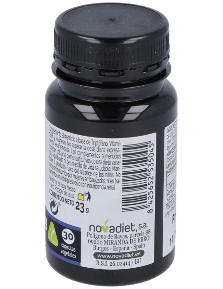 Triptofano+B6+Mg 30Cap. Elementales de Novadiet