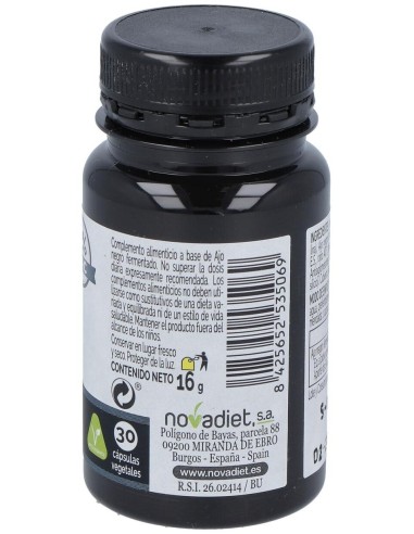 Ajo Negro 30Cap. Elementales de Novadiet