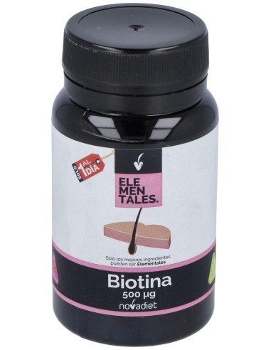 Biotina 500 Mcg Envase de 120 comprimidos. de Novadiet