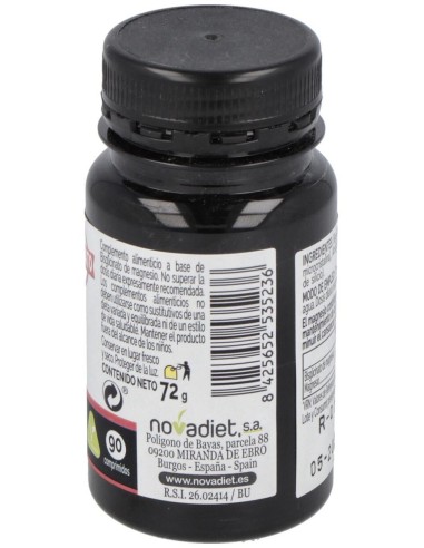 Magnesio Envase de 90 comprimidos. de Novadiet