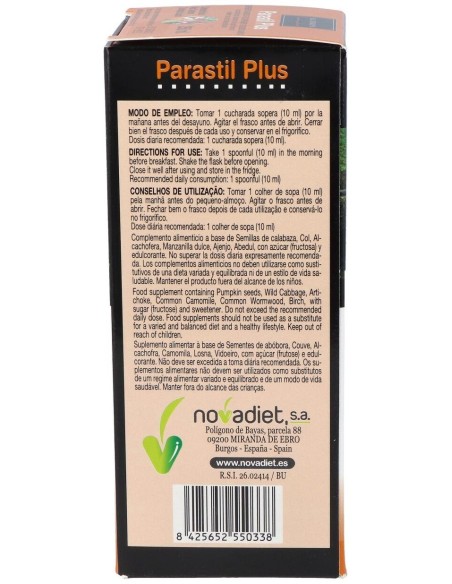 Parastil Plus 250Ml. de Novadiet