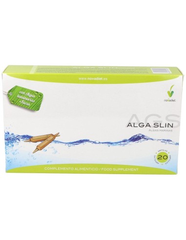 Alga Slin Envase de 20 ampollas de 10 ml. de Novadiet