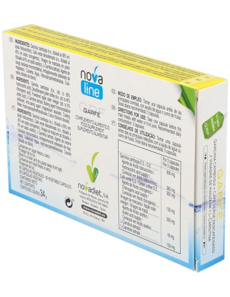 Garfe 60Caps.Veg. de Novadiet
