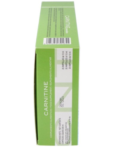 L-Carnitine Envase de 20 ampollas de 10 ml. de Novadiet