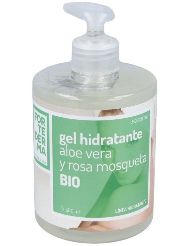 Gel Hidratante Aloe Vera-Rosa Mosqueta 500Ml. Bio de Herbora