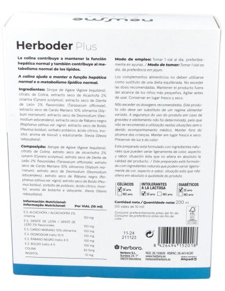 Herboder Plus S/A 20Amp. de Herbora