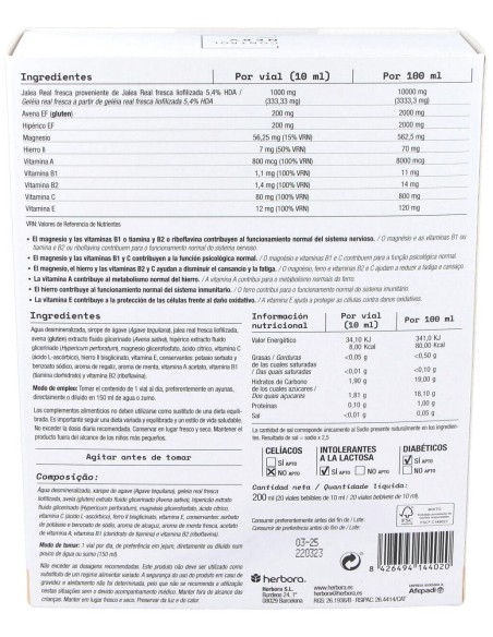 Jalea Alegria 20Viales de Herbora