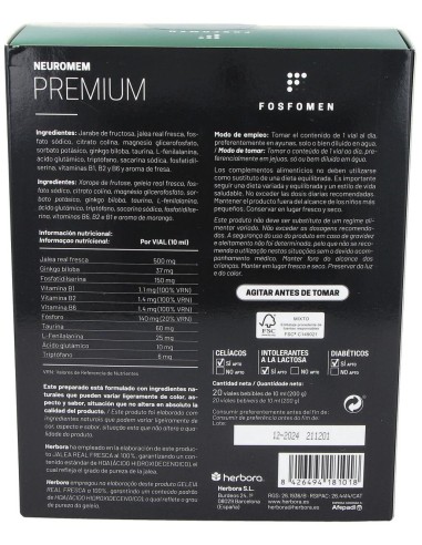Neuromem Premium de Herbora