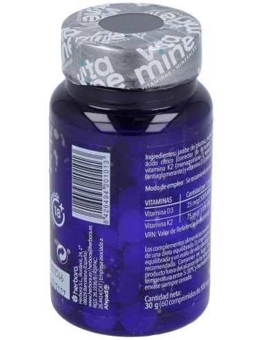 Vitamine Vitamina D3 + K2 60Comp. Mast. de Herbora