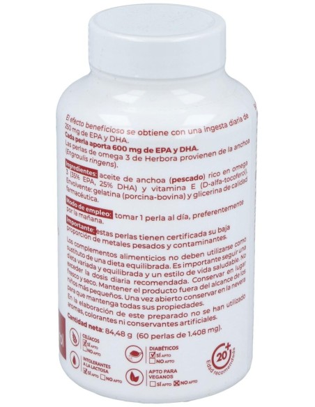 Omega 3 (Epa Y Dha) Y Vitamina E de Herbora