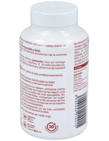 Omega 3 (Epa Y Dha) + Vit. E 60Perlas de Herbora