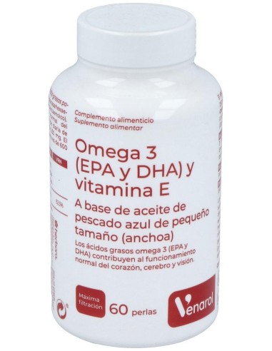 Omega 3 (Epa Y Dha) + Vit. E 60Perlas de Herbora