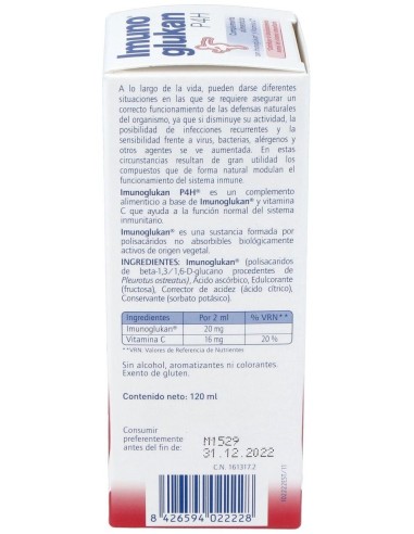 Imunoglukan Jarabe 120Ml. de Ordesa Complementos