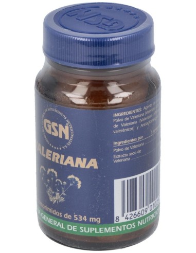 Valeriana 80 Comprimidos de GSN