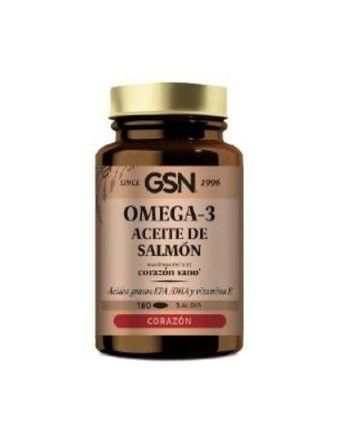 Salmon+Omega 3+Vit.E 180Perlas 500 Mg. de Gsn