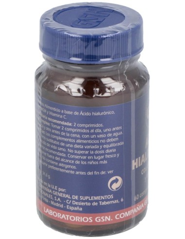 Acido Hialuronico 60Comp. de Gsn