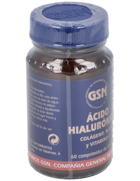 Acido Hialuronico 60Comp. de Gsn