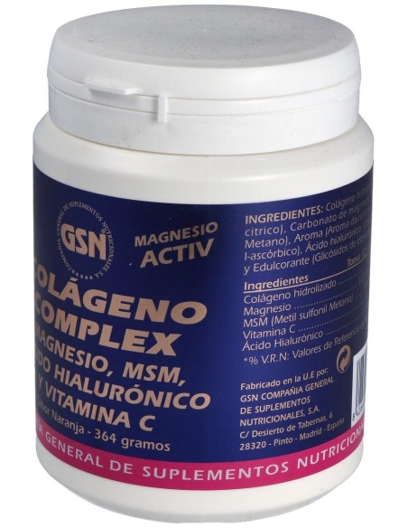 Colageno Complex 364Gr. Sabor Naranja de Gsn
