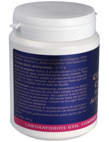 Colageno Complex 364Gr. Sabor Naranja de Gsn