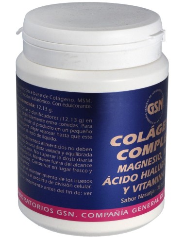 Colageno Complex 364Gr. Sabor Naranja de Gsn