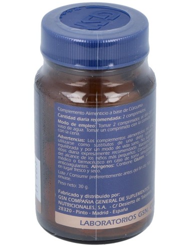 Hidrocurcumin 60 Comprimidos de GSN