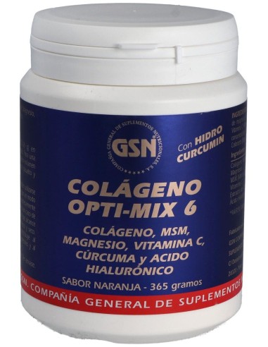 Colageno Opti-Mix 6 365Gr. de Gsn