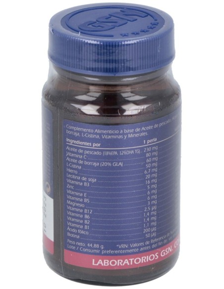 Cabello, Uñas Y Piel 60 Perlas de GSN