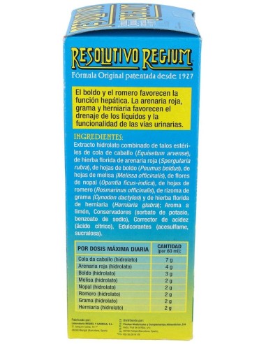 Resolutivo Regium 600 Ml de Plameca