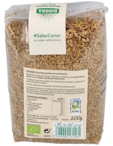 Lino Dorado Grande 500 Gr de Biográ (Sorribas)