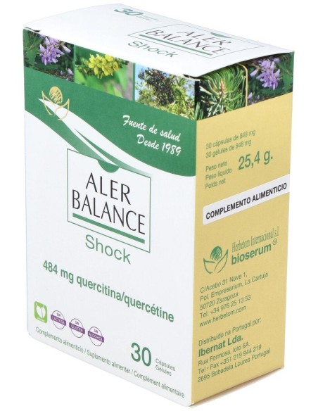Aler Balance Shock 30Cap. de Bioserum