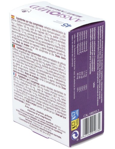 Ansiomed Mente Positiva 45Comp. de Bioserum
