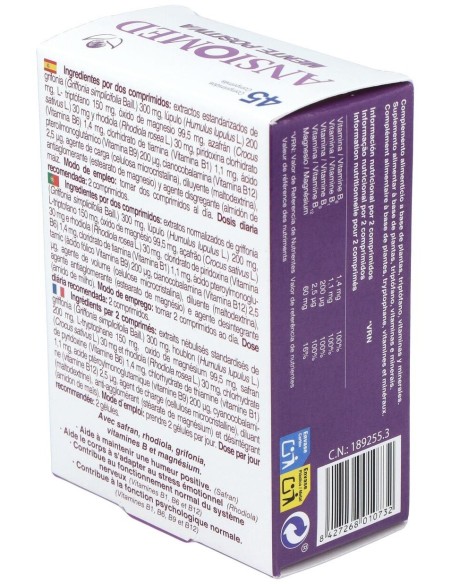 Ansiomed Mente Positiva 45Comp. de Bioserum