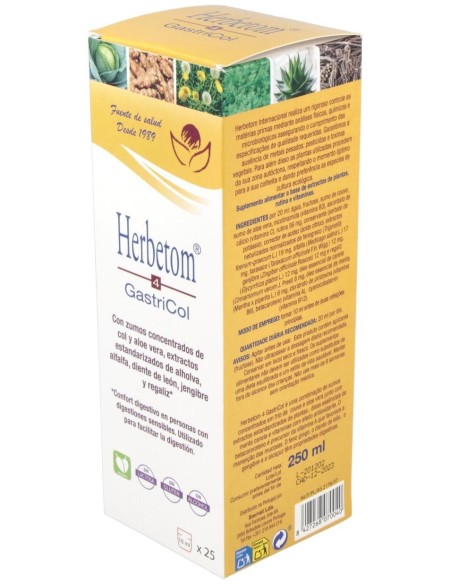 Herbetom 4 Gc Gastricol 250Ml de Bioserum