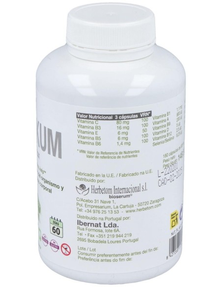 Aminikum 180 Cápsulas de Bioserum