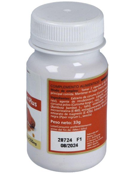 Curcumin Plus 550Mg Cáps. 60U de Sotya